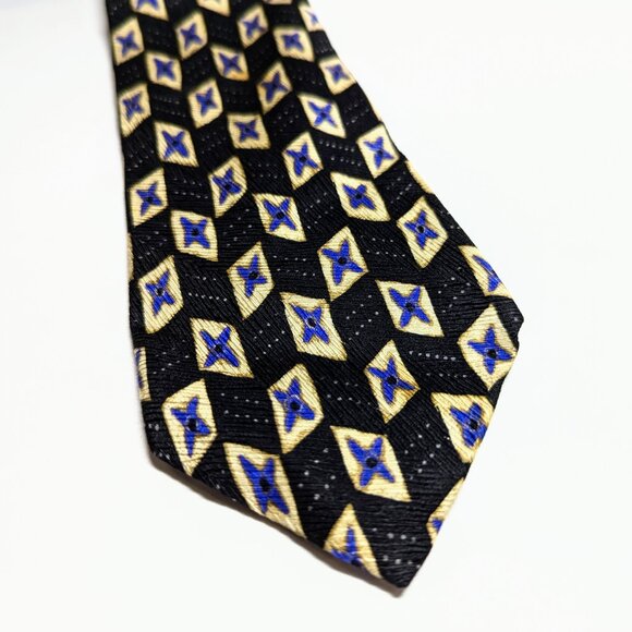 Robert Talbott Vintage Silk Tie - atomic 80s pattern excellent condition - Picture 9 of 9